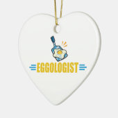 Funny Fried Eggs Keramisch Ornament (Links)