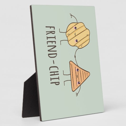 Funny Friend-chip chips chips Fotoplaat (Zijkant)