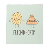 Funny Friend-chip chips chips Notitieblok (Voorkant)