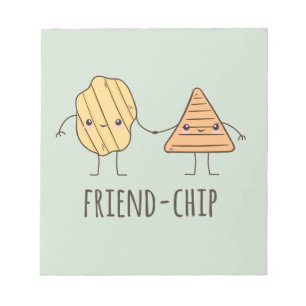 Funny Friend-chip chips chips Notitieblok