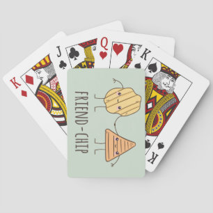 Funny Friend-chip chips chips Pokerkaarten