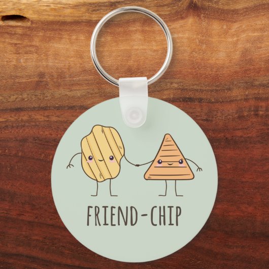Funny Friend-chip chips chips Sleutelhanger (Voorkant)