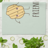 Funny Friend-chip chips chips Theedoek (Gevouwen)