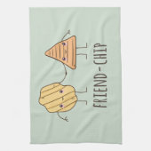Funny Friend-chip chips chips Theedoek (Verticaal)