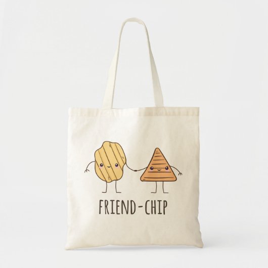 Funny Friend-chip chips chips Tote Bag (Voorkant)
