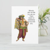 Funny Friendship Greeting Card (Staand voorkant)