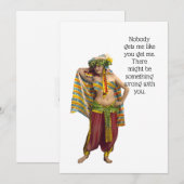 Funny Friendship Greeting Card (Voorkant / Achterkant)