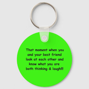FUNNY FRIENDSHIP-MOMENTEN BESTE VRIEND KIJKEN ELK  SLEUTELHANGER