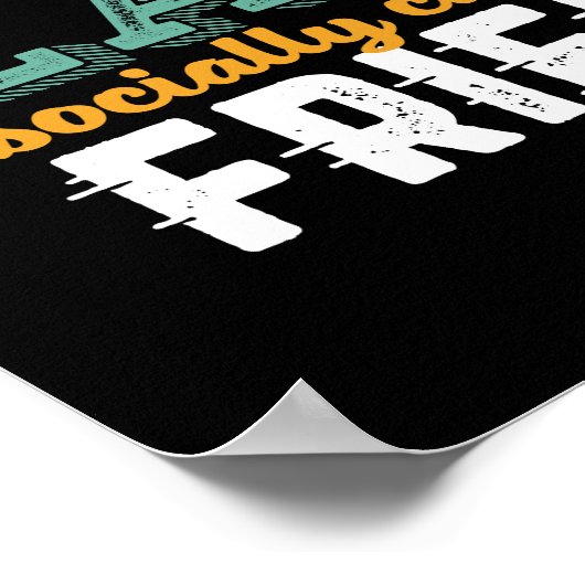 Funny Friendship Quote I Love My Crazy Friends Poster (Hoek)