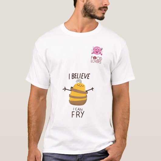Funny friet t-shirt (Voorkant)