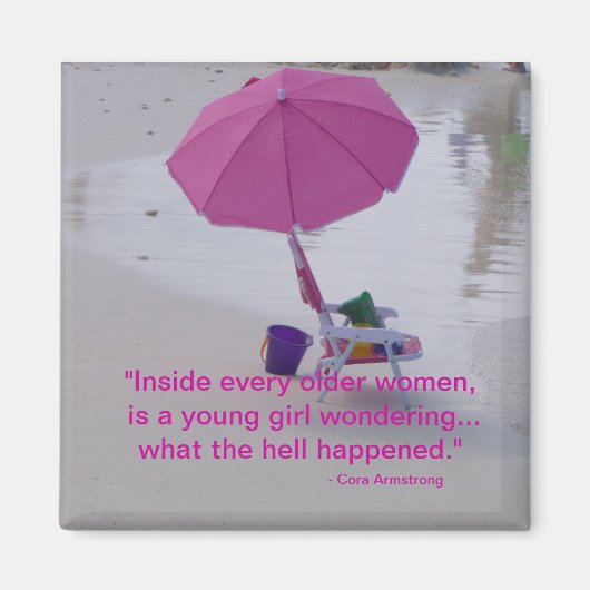 Funny Frig Magnets Oudere Vrouwen Humor Magneet (Voorkant)