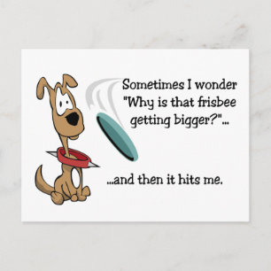 Funny Frisbee Briefkaart