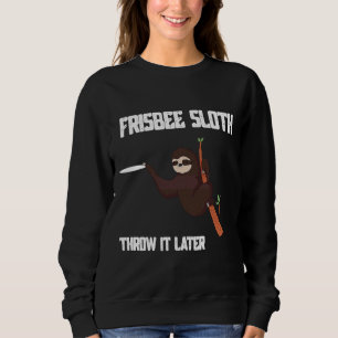 Funny Frisbee Sloth Disk Golf Ultimate Trui