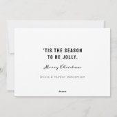 Funny Frog 2025 Christmas Holiday Cards Feestdagenkaart (Achterkant)