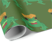 Funny Frog art Cadeaupapier (Rol Hoek)