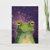 Funny Frog Birthday Kaart (Voorkant)
