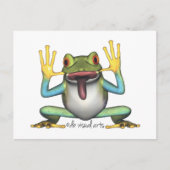 Funny Frog briefkaart postkaart (Voorkant)