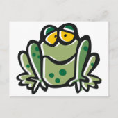 Funny Frog Cartoon Briefkaart (Voorkant)