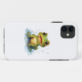 Funny frog Case-Mate iPhone case (Achterkant (horizontaal))