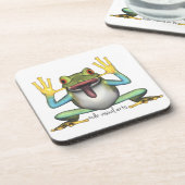 Funny Frog Cork Onderzetter (Linkerzijde)