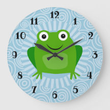 Funny Frog - Cute Froggy op Blue