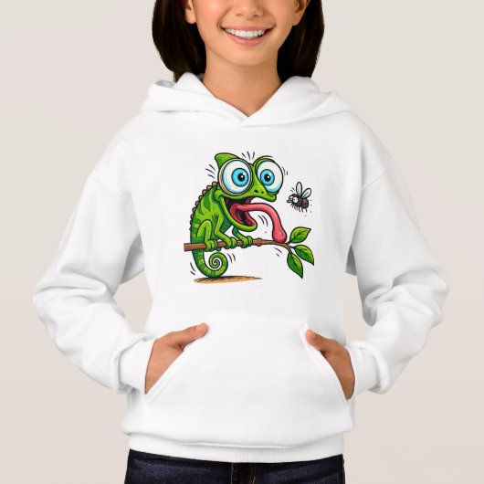 Funny Frog Donut Snack Hoodie - Knus Whimsical (Voorkant)