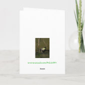 Funny Frog Earth Day Kaart (Achterkant)