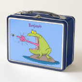 Funny frog en cartoon (Voorkant)