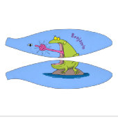 Funny frog en cartoon basketbal (Panelen)