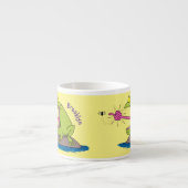 Funny frog en cartoon espresso kop (Voorkant)