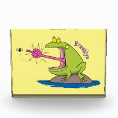 Funny frog en cartoon fotoblokken (Voorkant)