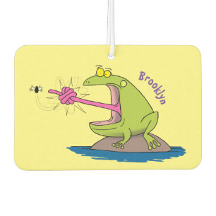 Funny frog en cartoon luchtverfrisser