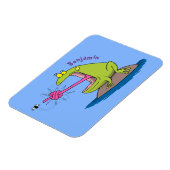 Funny frog en cartoon magneet (Linkerzijde)