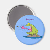 Funny frog en cartoon magneet (Voorkant / Achterkant)