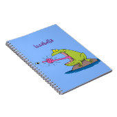 Funny frog en cartoon notitieboek (Rechterzijde)
