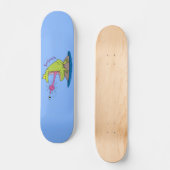 Funny frog en cartoon persoonlijk skateboard (Voorkant)