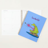 Funny frog en cartoon planner (Display)