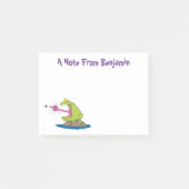 Funny frog en cartoon post-it® notes (Voorkant)