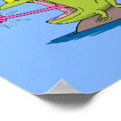 Funny frog en cartoon poster (Hoek)