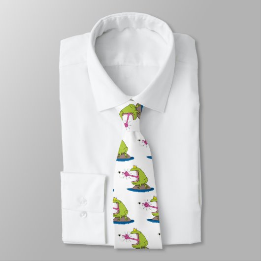 Funny frog en cartoon stropdas (Gebonden)