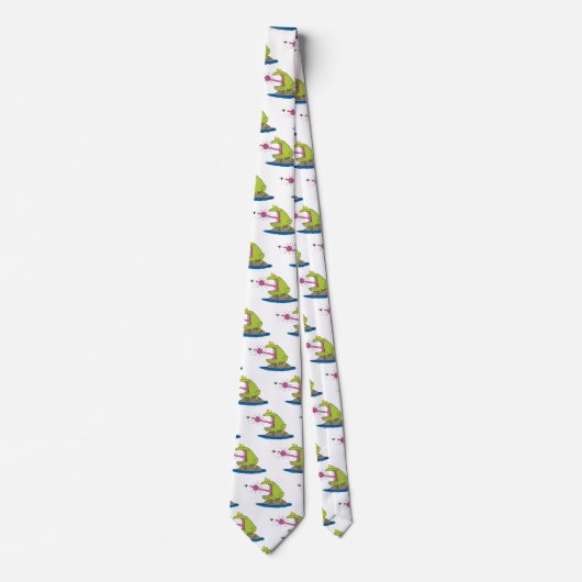 Funny frog en cartoon stropdas (Voorkant)