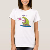 Funny frog en cartoon t-shirt (Voorkant)