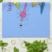 Funny frog en cartoon theedoek (Gevouwen)