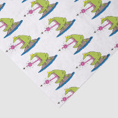 Funny frog en cartoon tissuepapier (Detail)