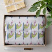 Funny frog en cartoon tissuepapier (Geschenk)