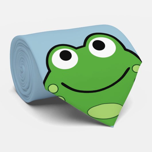 Funny Frog en Fly Stropdas (Opgerold)