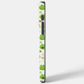 Funny Frog Faces Pattern Monogram Case-Mate iPhone Case (Achterkant / Links)