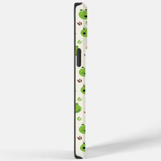 Funny Frog Faces Pattern Monogram Case-Mate iPhone Case (Achterkant / Rechts)