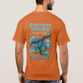 Funny frog frosbiteT-Shirt T-shirt (Achterkant)