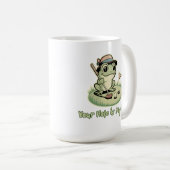 Funny Frog Golf  - Your Hole is My Goal Koffiemok (Voorkant rechts)